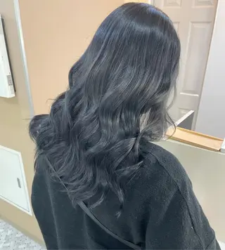 ロング rina／ベージュ ワンホン/韓国ヘアのヘアスタイル