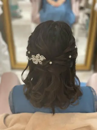 セミロング 六本木/ヘアセット /hairmakeのヘアスタイル