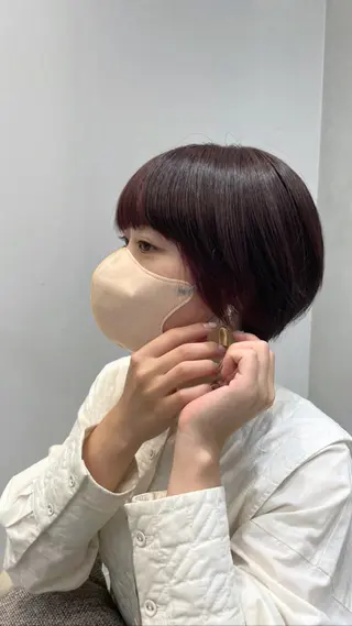 ショート カラー FILMS 綾菜のヘアスタイル