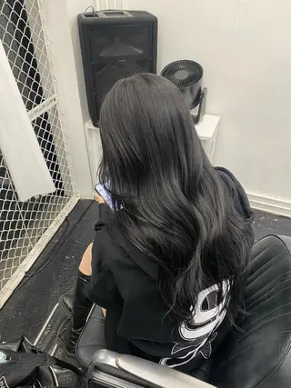 ロング カラー 🎀ツヤ髪韓国網紅 ヘアミカ🎀のヘアスタイル