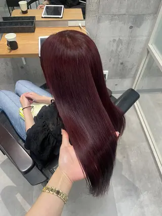 ロング ayano /レイヤー/艶カラーのヘアスタイル