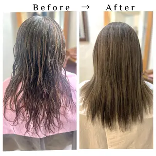 セミロング カラー Style Tのヘアスタイル