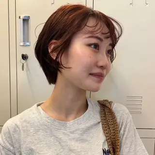 ショート 🍒中川葵久美🍒 メンズ/パーマのヘアスタイル