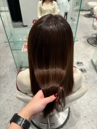 ロング カラー 二村 晃帆のヘアスタイル