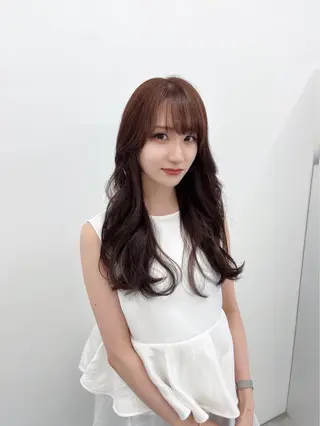 セミロング カラー ヘアアレンジ 【代表】 たき〜のヘアスタイル