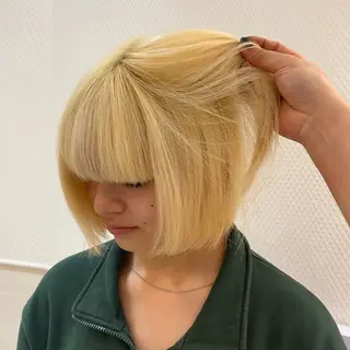 カラー hair salon 束sok所属・ナホ/ハイトーン/ ブリーチ/ヘッドスパのヘアスタイル