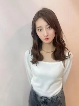 ロング 韓国特化エクステ🟨 エクステのヘアスタイル