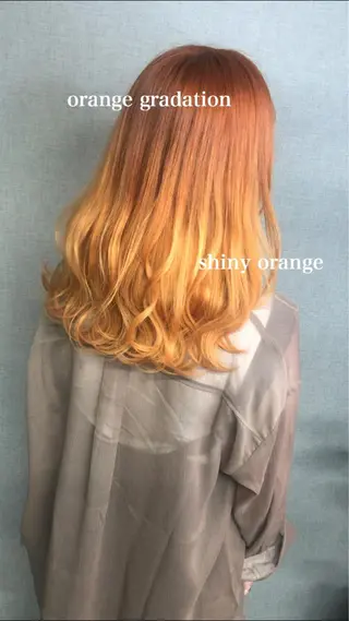 セミロング カラー Selenehair 三条本店のヘアスタイル