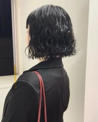 ショート パーマ 鳥海 海のヘアスタイル