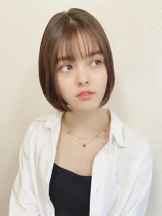 ショート カラー 小顔ショート✁ ⁂Yukari⁂のヘアスタイル