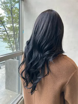 ロング カラー Marin🫐/ 名駅/レイヤーカットのヘアスタイル