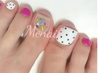 ネイル 🤍POP可愛い🧸 Menailのネイルデザイン
