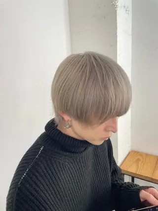 メンズ 縮毛矯正、 押野七大のヘアスタイル