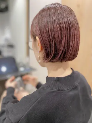 ショート カラー ノグチ ユウキ/ボブのヘアスタイル