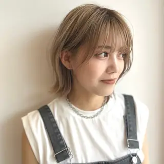 ショート カラー カラー/韓国レイヤー /ブリーチ/hinaのヘアスタイル