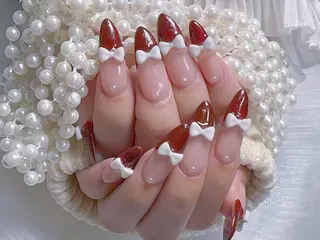 ネイル 🎀鈴音🎀 ワンホンネイルのネイルデザイン