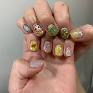ネイル AOI✩⡱ y2kネイルのネイルデザイン