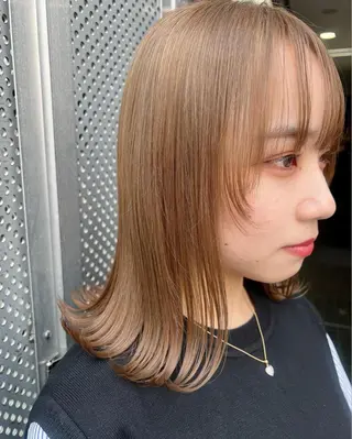 ミディアム カラー モテ髪🌈細矢 森平のヘアスタイル