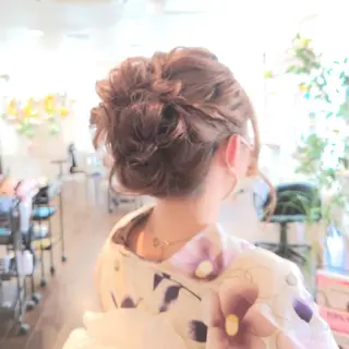 ミディアム ヘアアレンジ 美容室placer所属・髪質改善☆稲垣貴士 【プラセル】高蔵寺のヘアスタイル