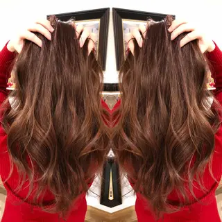 ロング カラー M IIのヘアスタイル