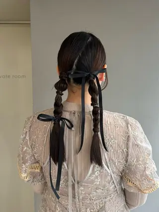 ロング ヘアアレンジ sia所属・Nene Murakamiのヘアスタイル