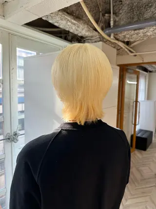 メンズ 韓国ヘア×ハイトーン AYA💫のヘアスタイル