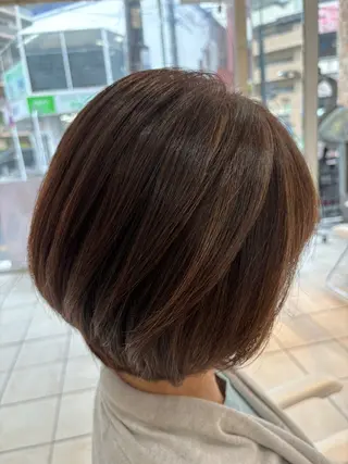 カラー 【髪質改善特化】 艶髪/白髪ぼかしのヘアスタイル