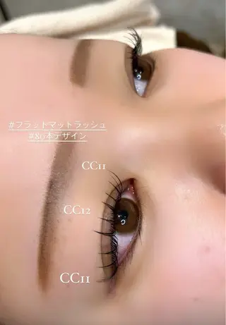 マツエク・マツパ GO TODAY SHAiRE SALON　名古屋パルコ店所属・しみず さきのマツエク・マツパデザイン