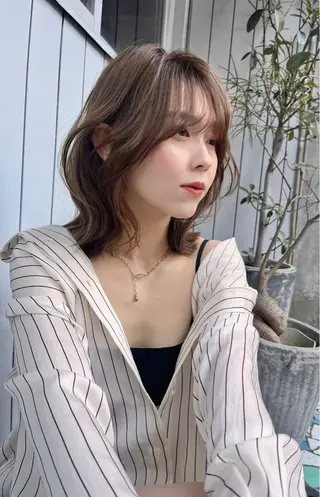 ミディアム 韓国トレンドヘア🐥 こうすけのヘアスタイル