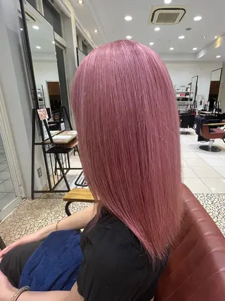 ロング カラー 吉原葵/ハイトーン /インナーカラーのヘアスタイル