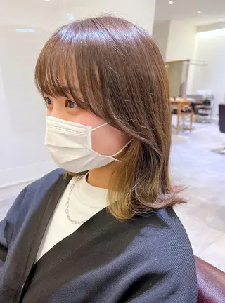 ミディアム カラー 韓国ヘア×髪質改善 /yoshikaのヘアスタイル
