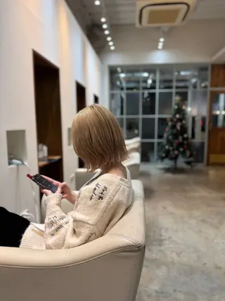 ミディアム カラー ブリーチ無しダブル カラー特化/🫧中村のヘアスタイル