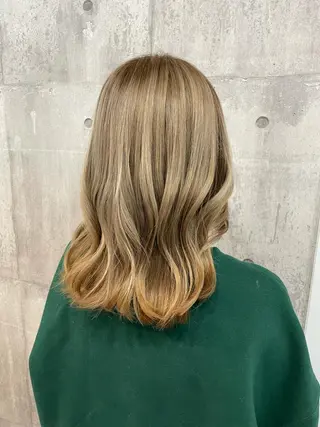 カラー _WHITE浜松店 もえかのヘアスタイル