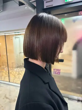 ショート 札幌パーマ レイヤー/後藤海音のヘアスタイル