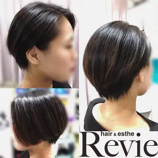 ショート Revie所属・松 下のヘアスタイル