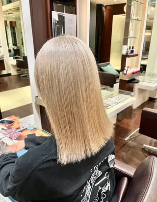 ミディアム カラー ピカイチ天神× M.SLASH所属・ピカイチ天神 西田省吾のヘアスタイル