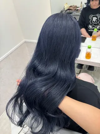 ロング 💎のぼりゆい/大須 ブリーチなしWカラーのヘアスタイル