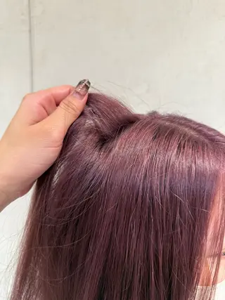 カラー sakura🌸/ ブリーチ/ハイトーンのヘアスタイル