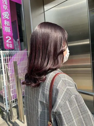 セミロング カラー 🎀髪質改善 そら🎀のヘアスタイル