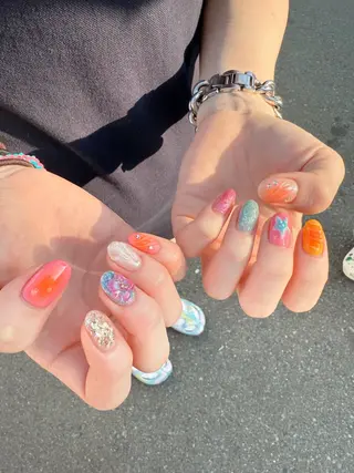 ネイル nail salon　Natural Cure所属・平井 彩香のネイルデザイン