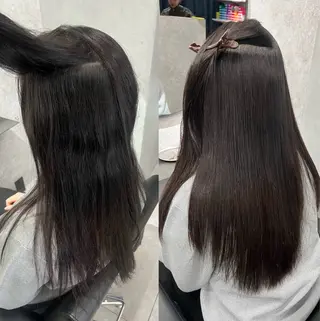 ロング パーマ ブリーチ矯正/ ブリーチ特化mikaのヘアスタイル