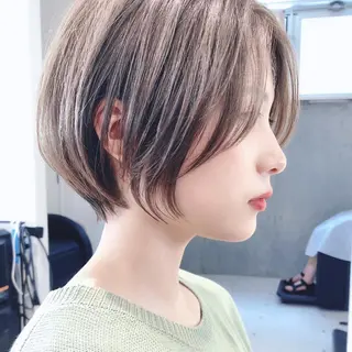 ショート カラー 大人可愛いショート 原田美千留のヘアスタイル