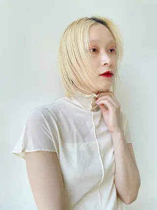 ロング カラー ヘアアレンジ ボブ×柔らかいカラー 🩰misaki𓍼のヘアスタイル