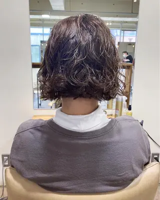 ショート パーマ パーマ美容師 hanaのヘアスタイル