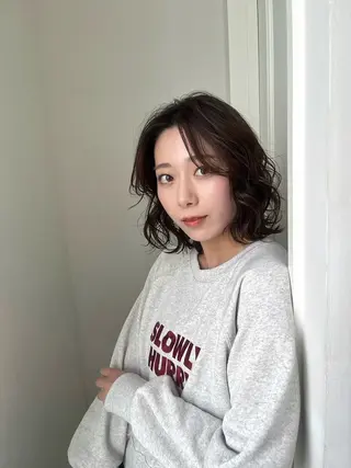 ショート 暖色カラー/似合わせ カット/名古屋/辻のヘアスタイル