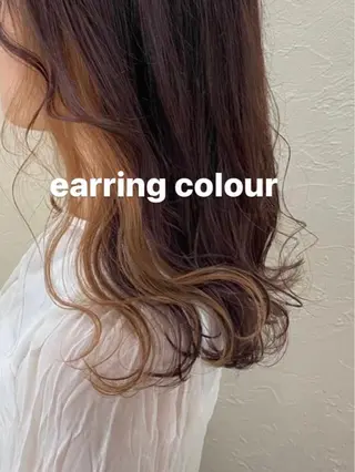 ロング カラー ENIF ヤマグチアツコのヘアスタイル