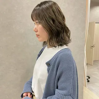 ミディアム カラー はちすか るかのヘアスタイル