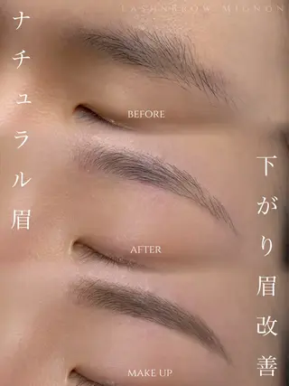 アイブロウ Lash&Brow Mignonのマツエク・マツパデザイン