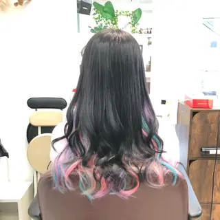 ロング カラー ヘアアレンジ リピート指名no.1 /ruiのヘアスタイル