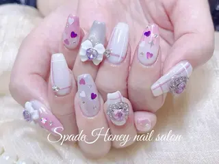 ネイル 🫧🩵ふわりん 🎀🧸のネイルデザイン